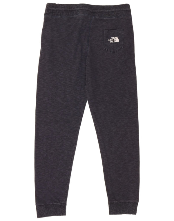 The North Face Mens Tracksuit Trousers Joggers Medium Navy Blue Flecked