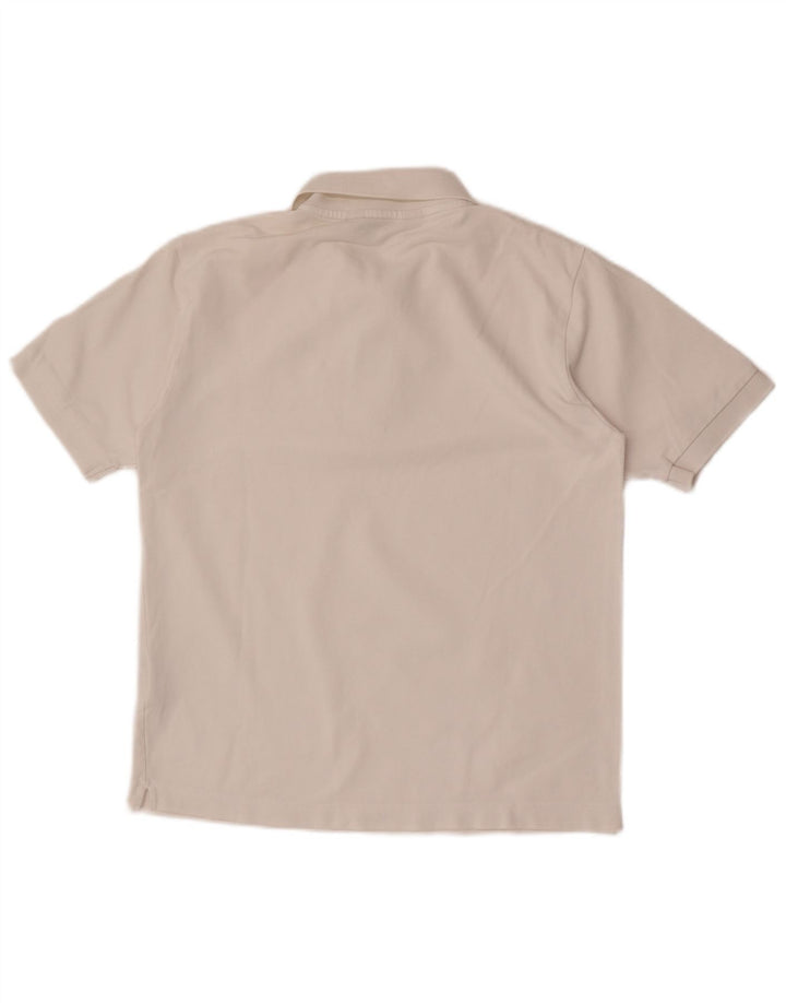 Kappa Mens Polo Shirt Small White Cotton