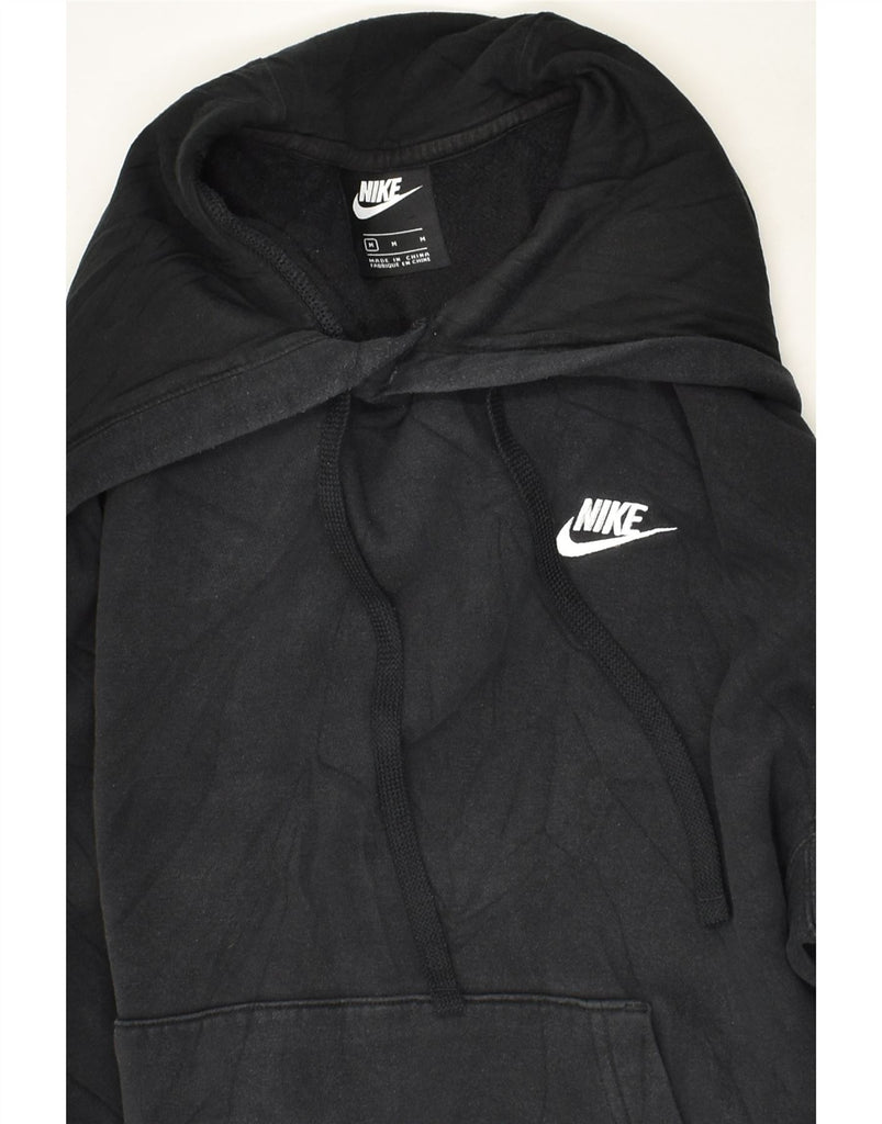 NIKE Mens Hoodie Jumper Medium Black Cotton | Vintage Nike | Thrift | Second-Hand Nike | Used Clothing | Messina Hembry 