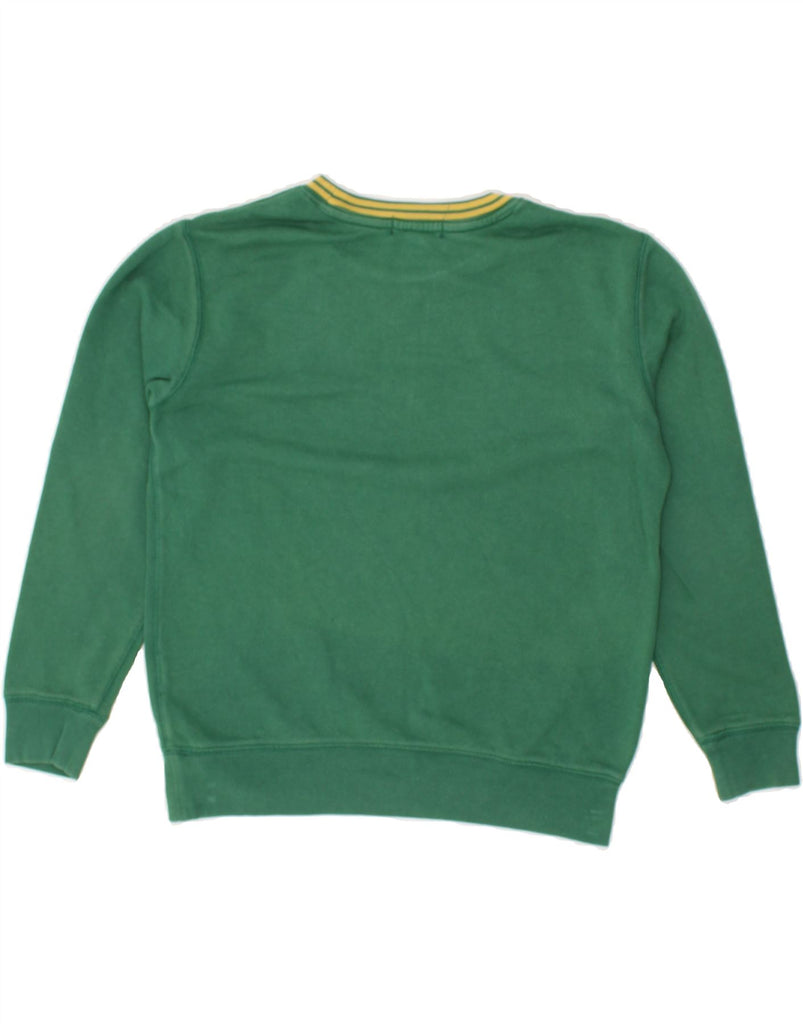 POLO RALPH LAUREN Boys Sweatshirt Jumper 10-11 Years Medium Green Cotton | Vintage Polo Ralph Lauren | Thrift | Second-Hand Polo Ralph Lauren | Used Clothing | Messina Hembry 