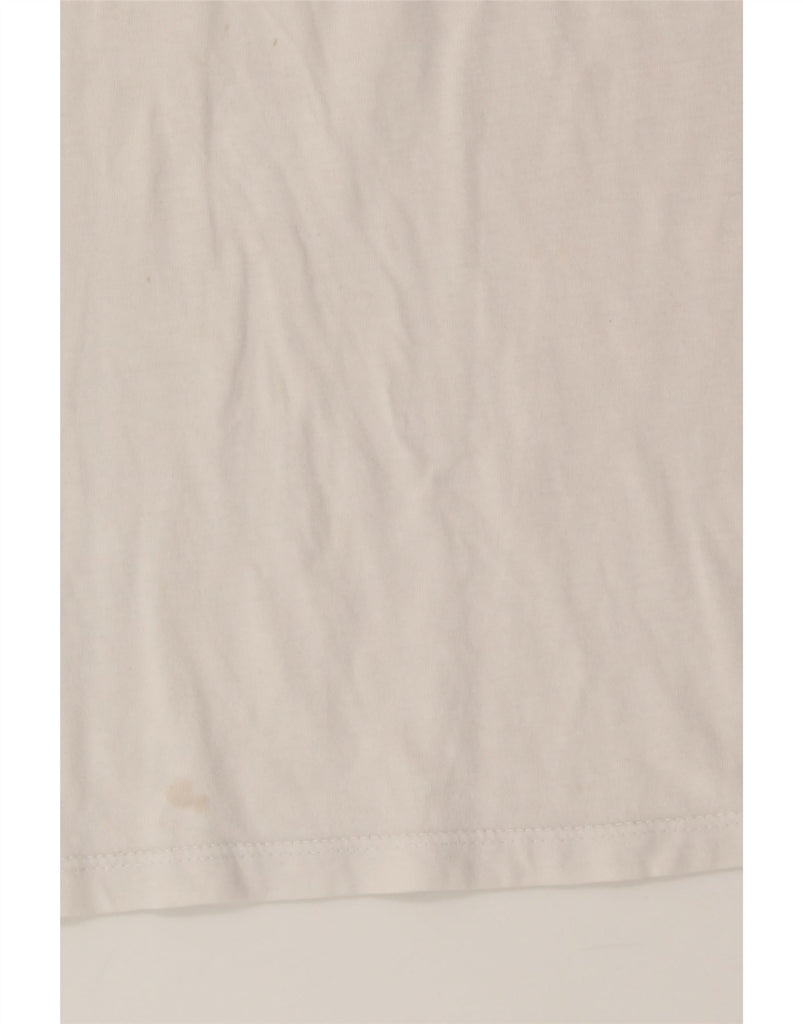 LEVI'S Mens Graphic T-Shirt Top Small Off White Cotton Vintage Levi's and Second-Hand Levi's from Messina Hembry 