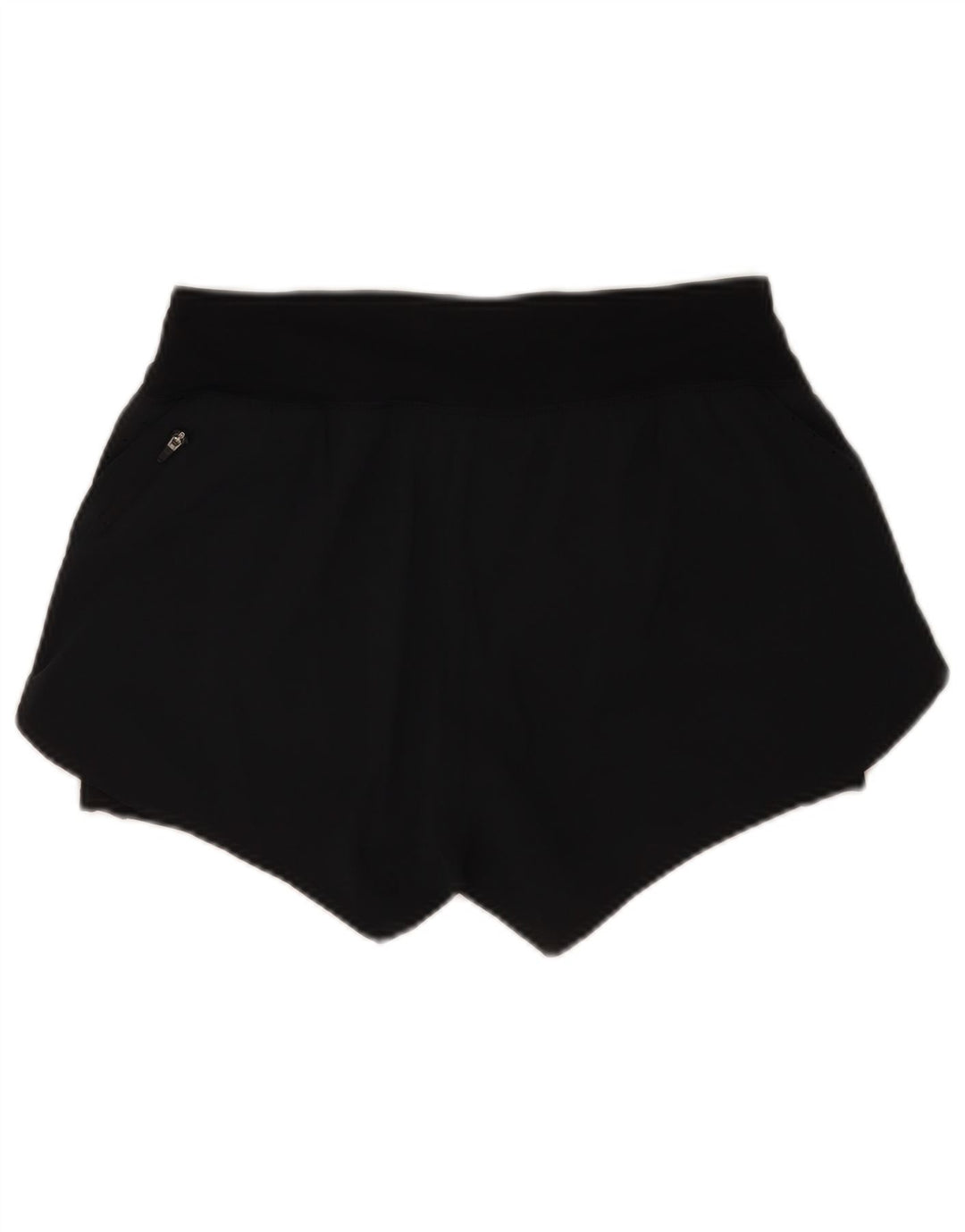 Nike Womens Dri Fit Sport Shorts UK 12 Medium Navy Blue Polyester