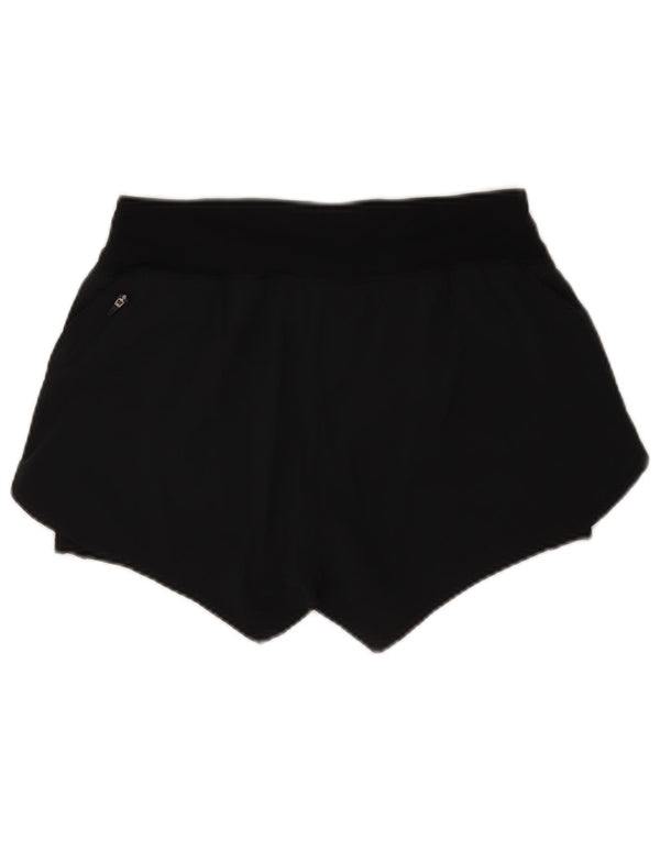 Nike Womens Dri Fit Sport Shorts UK 12 Medium Navy Blue Polyester