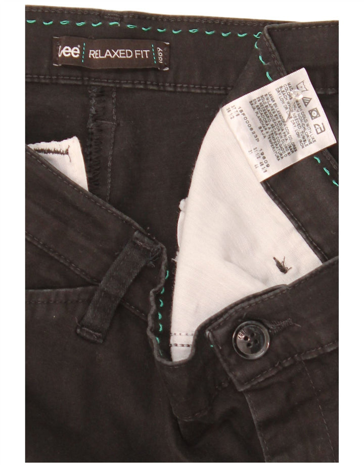 Lee Womens US14 W36 L31 Black Cotton