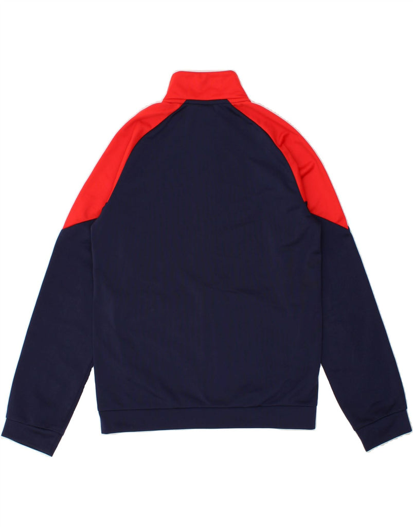 PUMA Boys Graphic Tracksuit Top Jacket 13-14 Years Large Navy Blue Vintage Puma and Second-Hand Puma from Messina Hembry 