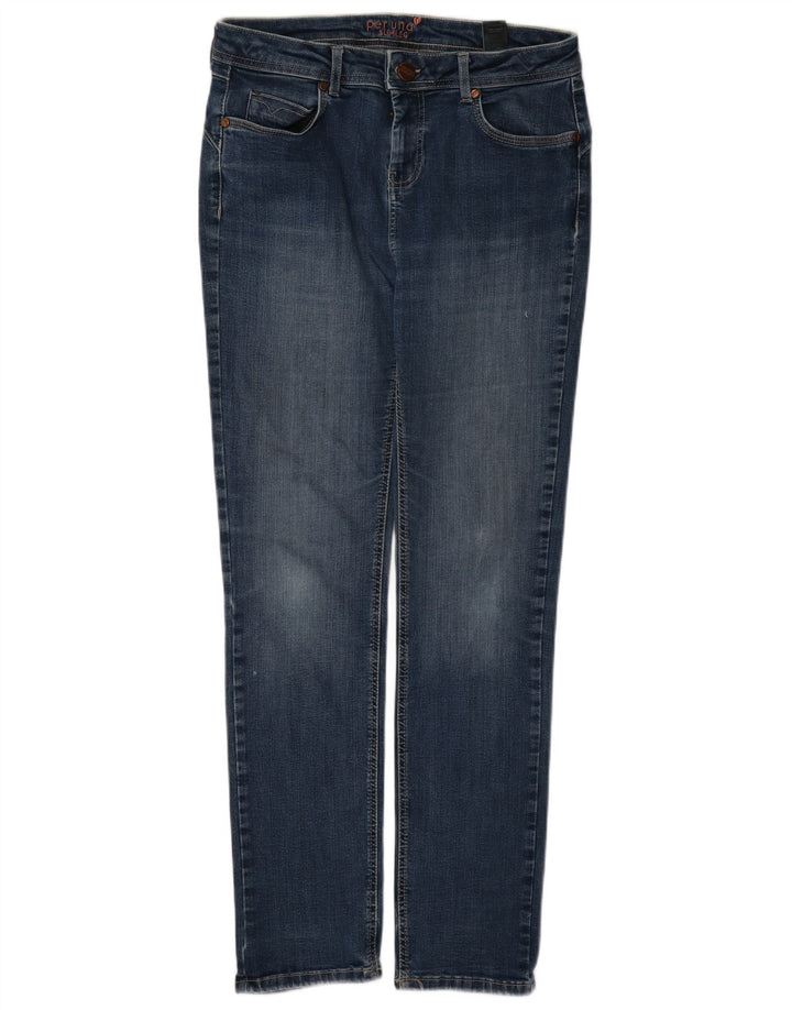 Marks & Spencer Womens Per Una Slim Jeans UK 12 Medium W28 L30 Blue Cotton