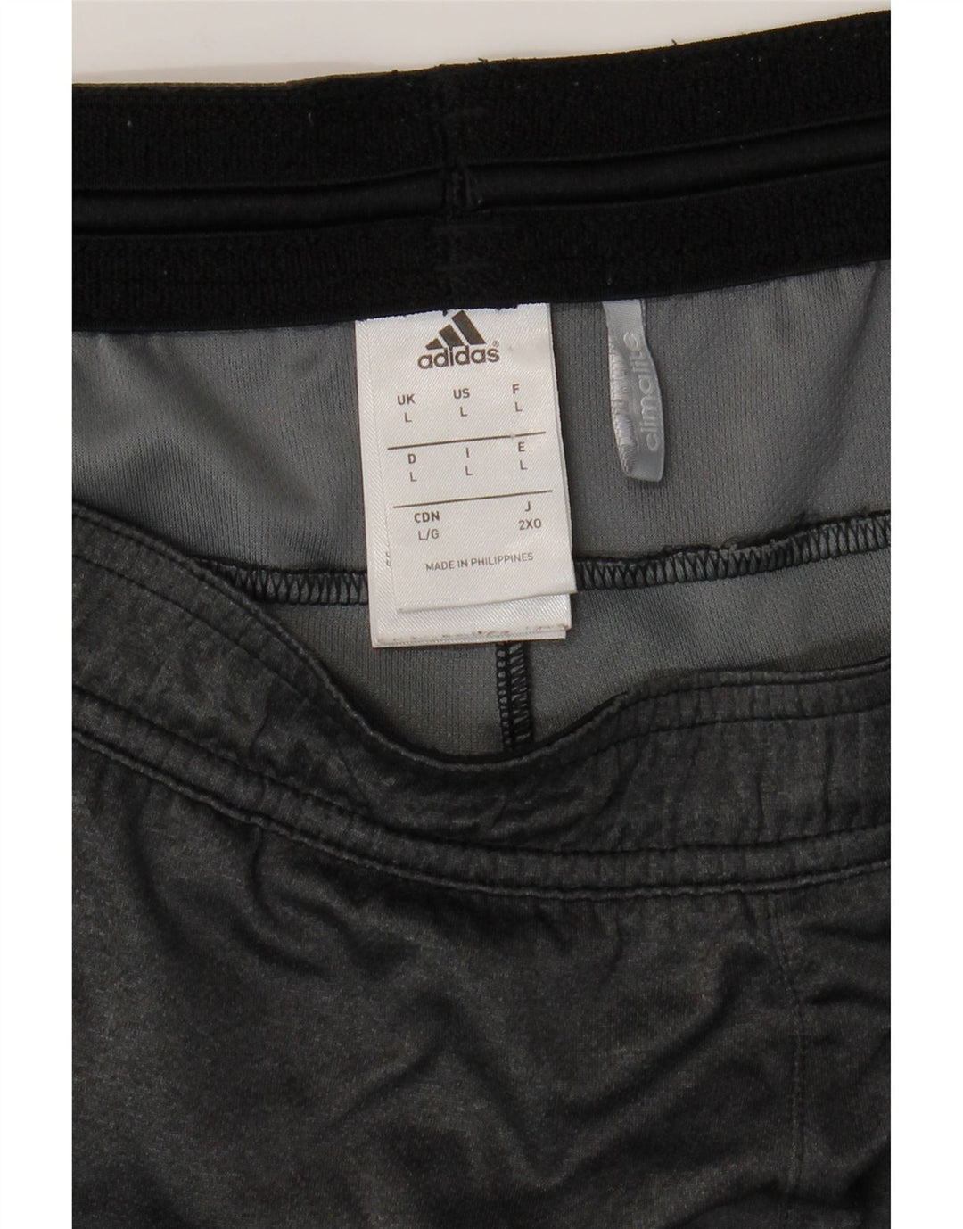 ADIDAS Mens FC Lorient Sport Shorts Large  Grey Polyester