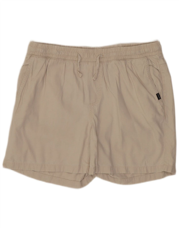 JACK & JONES Mens Casual Shorts Large W32 Beige Lyocell