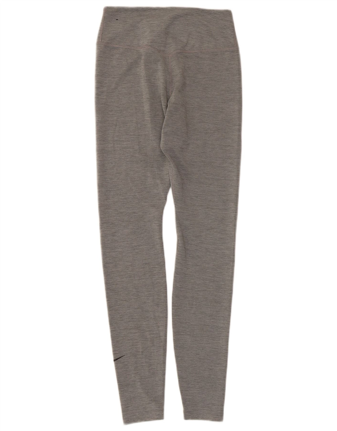 Nike Womens Dri Fit Leggings UK 8 Small  Grey Flecked Polyester
