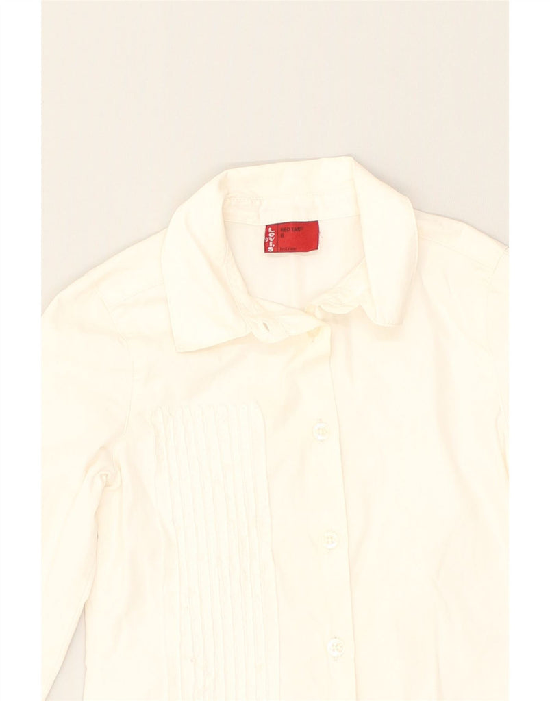 LEVI'S Girls Shirt 5-6 Years White Cotton | Vintage Levi's | Thrift | Second-Hand Levi's | Used Clothing | Messina Hembry 