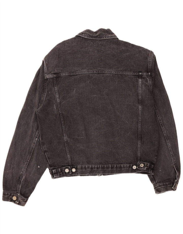 New Jeans Womens Denim Jacket UK 18 XL Black