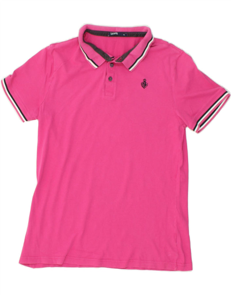 JULES Womens Polo Shirt UK 18 XL Pink Cotton | Vintage Jules | Thrift | Second-Hand Jules | Used Clothing | Messina Hembry 