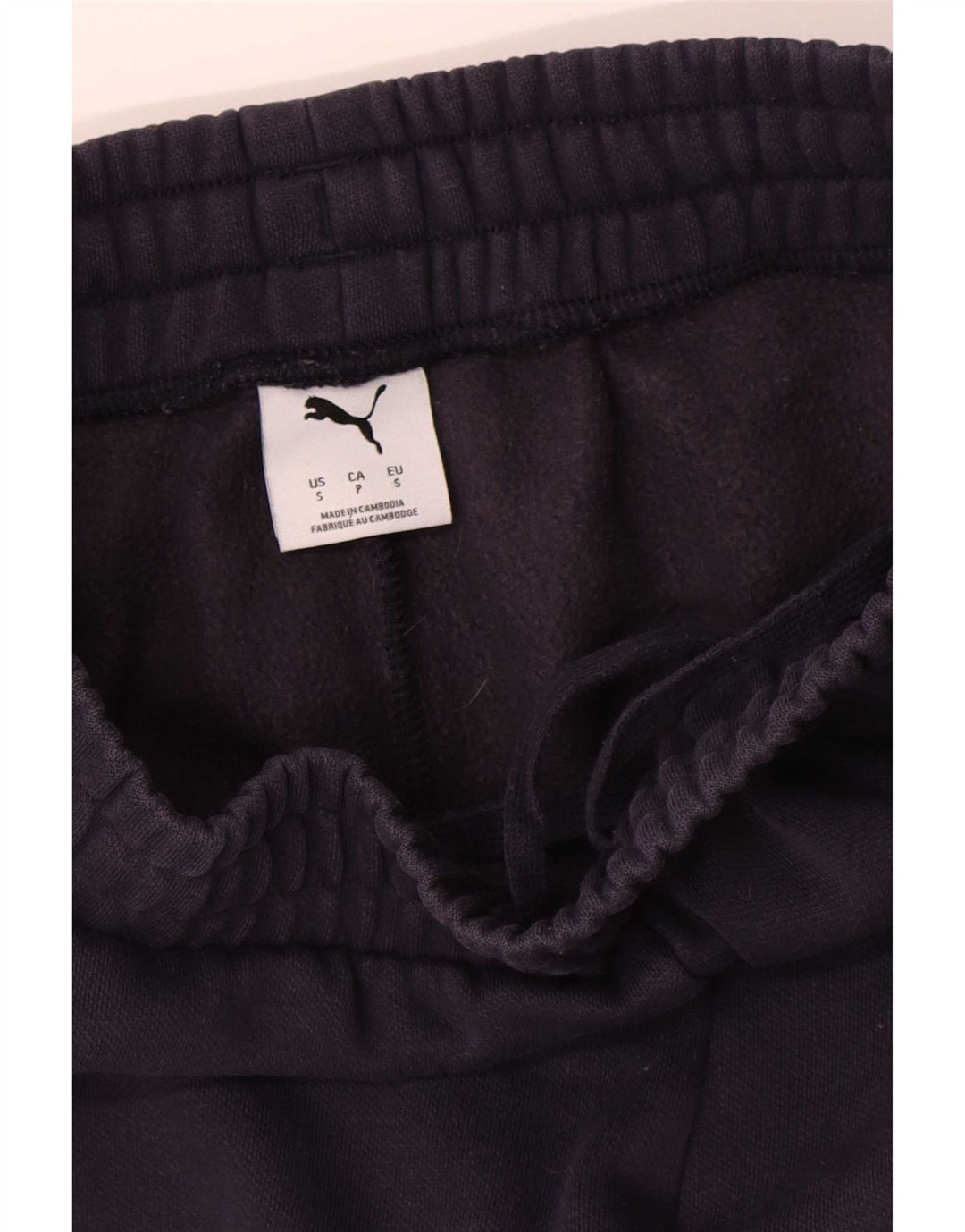 Puma Mens Tracksuit Trousers Joggers Small Navy Blue Cotton