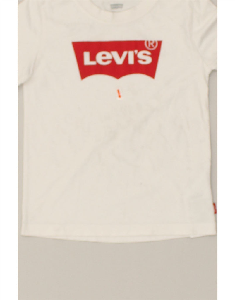 LEVI'S Girls Graphic T-Shirt Top 2-3 Years White Cotton | Vintage Levi's | Thrift | Second-Hand Levi's | Used Clothing | Messina Hembry 