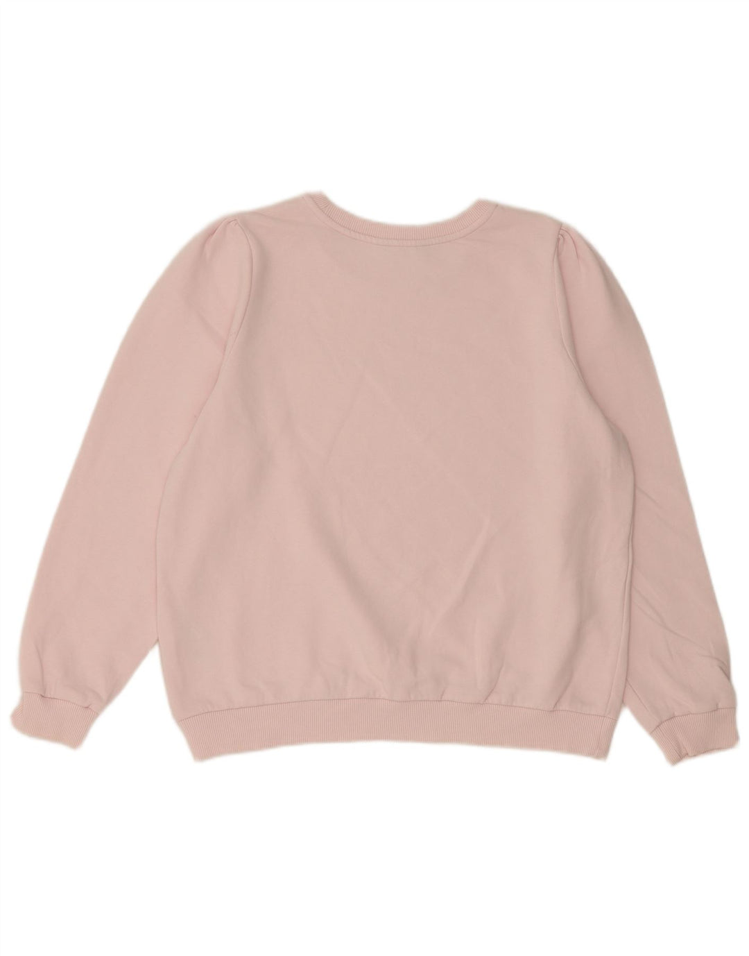 Marks & Spencer Womens Sweatshirt Jumper UK 16 Large Pink Cotton