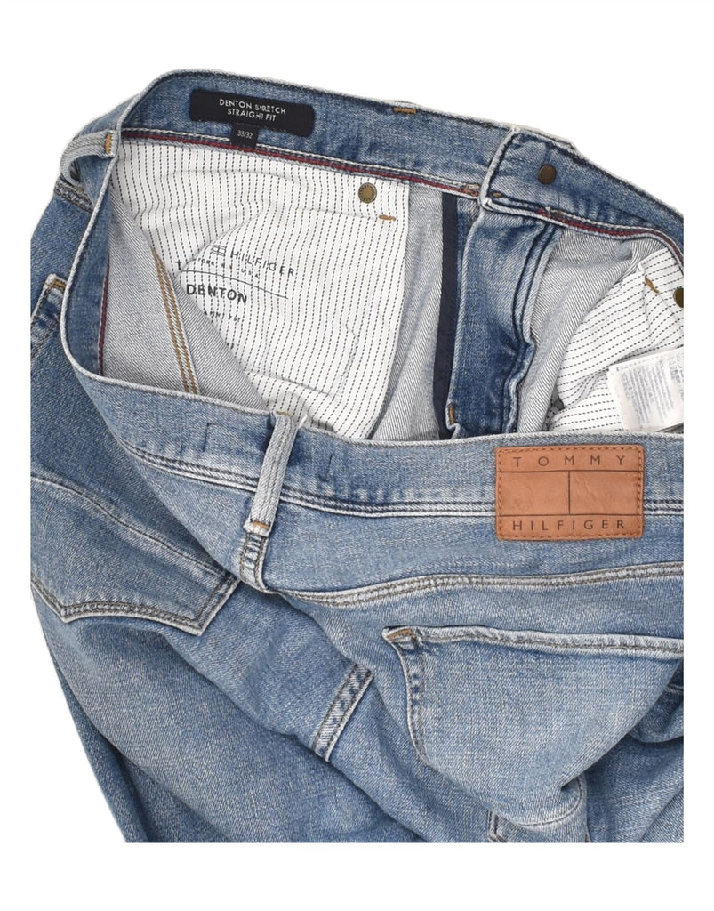 TOMMY HILFIGER Mens Denton Straight Jeans W33 L32  Blue Cotton | Vintage Tommy Hilfiger | Thrift | Second-Hand Tommy Hilfiger | Used Clothing | Messina Hembry 