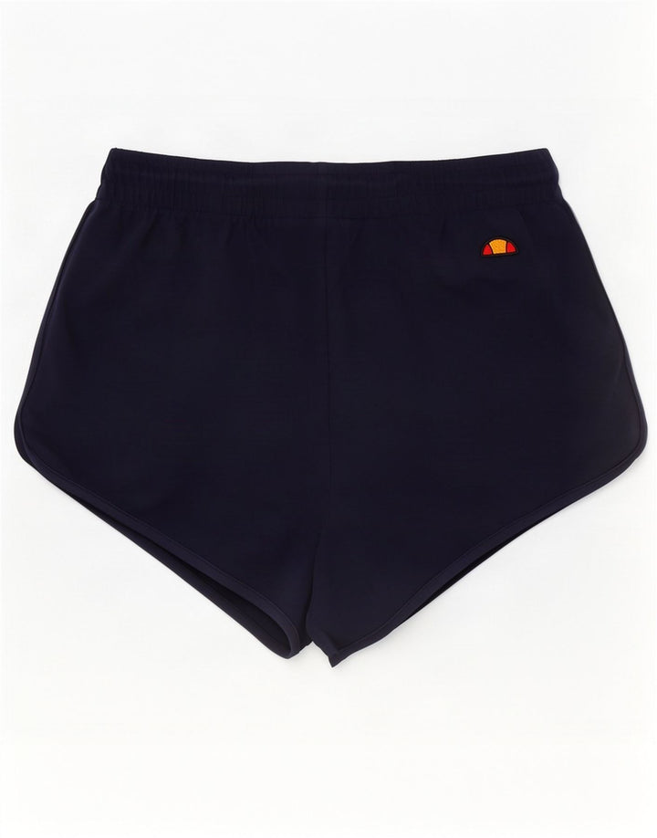 Ellesse Womens Hot Pants UK 6 XS Navy Blue Cotton