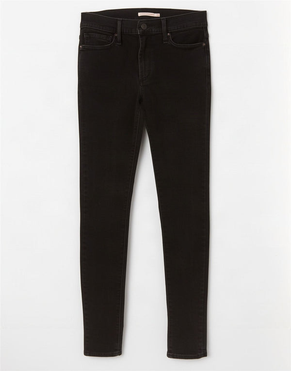 Levi's Womens Slimming Fit Super Skinny Jeans W28 L33 Black Cotton
