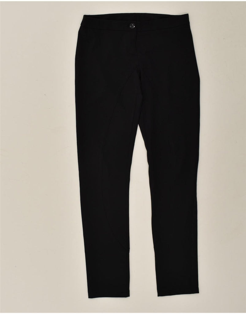 PATRIZIA PEPE Womens Slim Casual Trousers IT 40 Small W28 L30  Black | Vintage Patrizia Pepe | Thrift | Second-Hand Patrizia Pepe | Used Clothing | Messina Hembry 