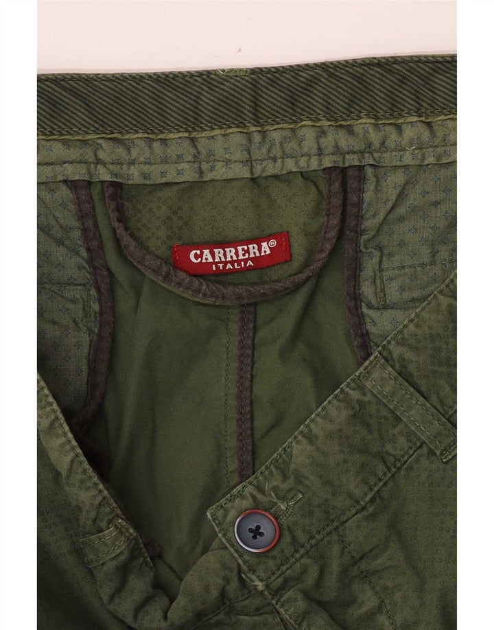 Carrera Mens Cargo Shorts Medium W32 Green