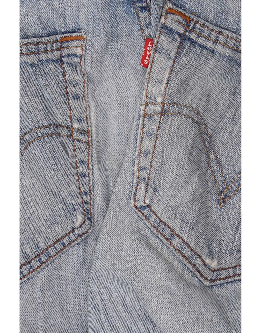 Levi's Mens 752 Straight Jeans W32 L30 Blue Cotton