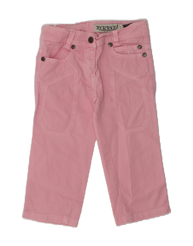 JECKERSON Baby Girls Straight Casual Trousers 9-12 Months W18 L11 Pink | Vintage Jeckerson | Thrift | Second-Hand Jeckerson | Used Clothing | Messina Hembry 