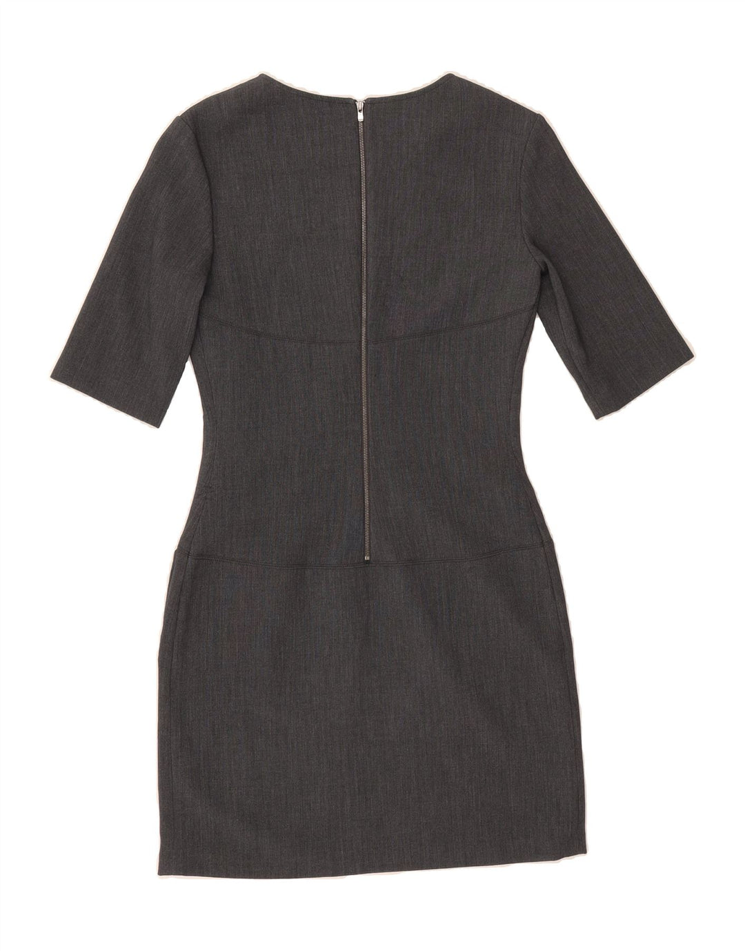 LACOSTE Womens Bodycon Dress Size 36 Small Grey Polyester Vintage Lacoste and Second-Hand Lacoste from Messina Hembry 