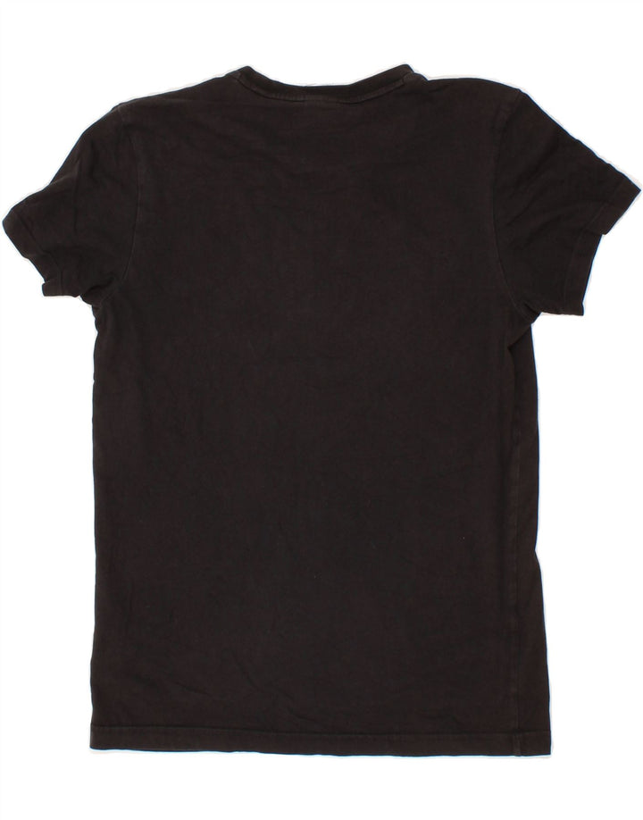ADIDAS Mens Graphic T-Shirt Top Small Black Cotton Vintage Adidas and Second-Hand Adidas from Messina Hembry 