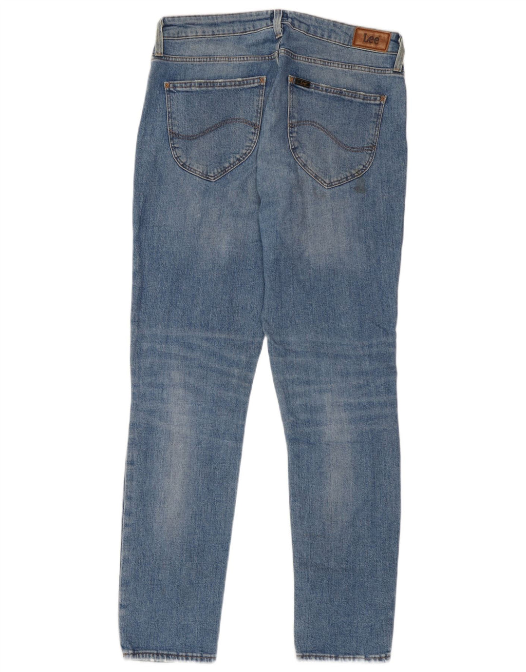 Lee Womens Elly Slim Straight Jeans W31 L29 Blue Cotton