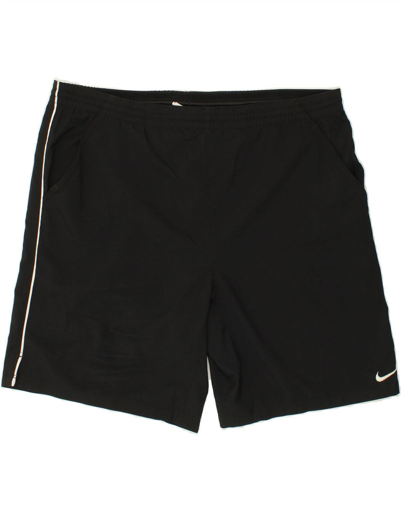 NIKE Mens Dri Fit Sport Shorts Large Black Polyester Vintage Nike and Second-Hand Nike from Messina Hembry 