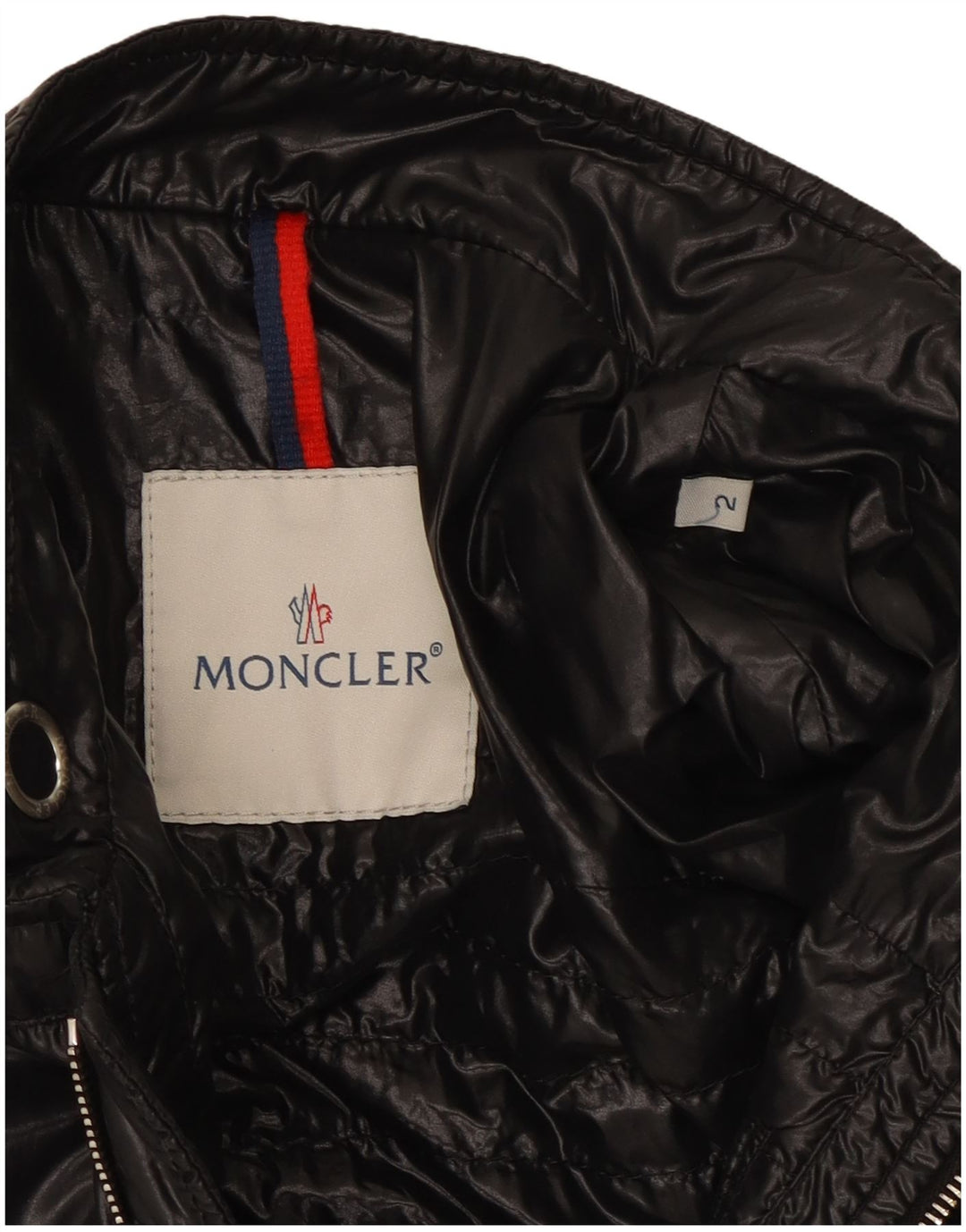 Moncler Womens Padded Jacket Size 2 Medium Black Polyamide