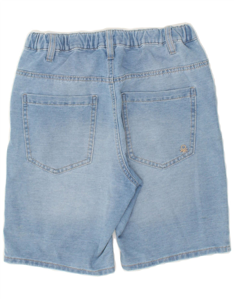 BENETTON Boys Denim Shorts 10-11 Years XL W25  Blue Cotton | Vintage Benetton | Thrift | Second-Hand Benetton | Used Clothing | Messina Hembry 