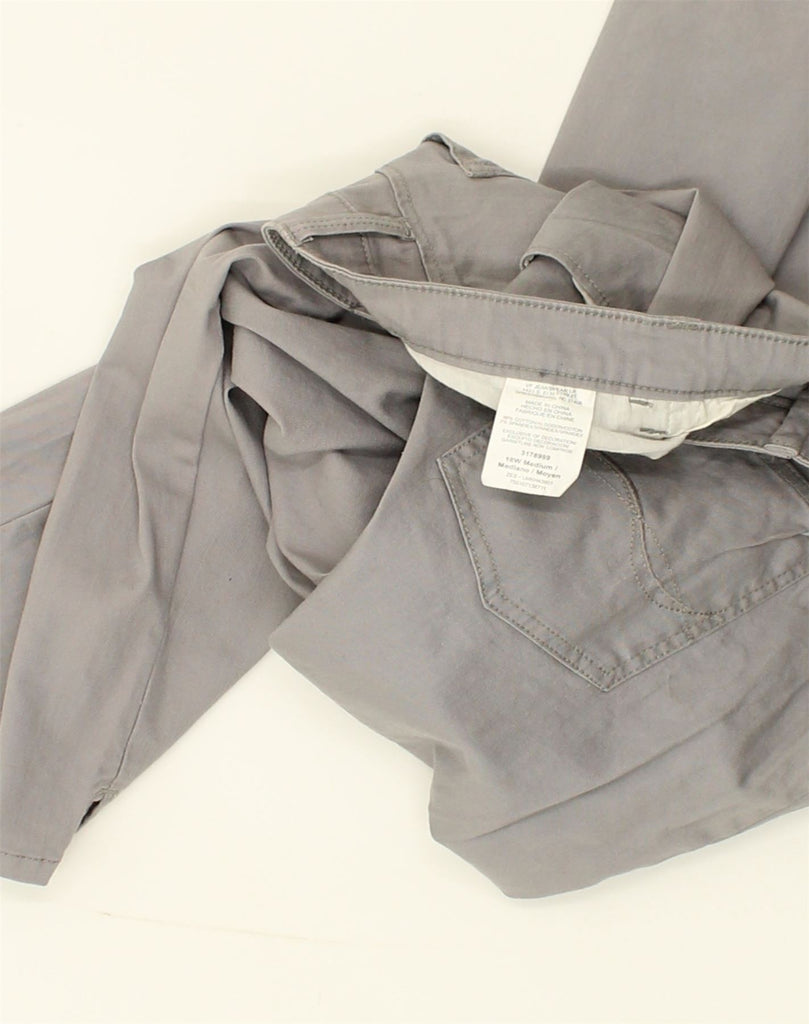 LEE Womens Low Waist Capri Trousers W36 L20 Grey Cotton | Vintage Lee | Thrift | Second-Hand Lee | Used Clothing | Messina Hembry 