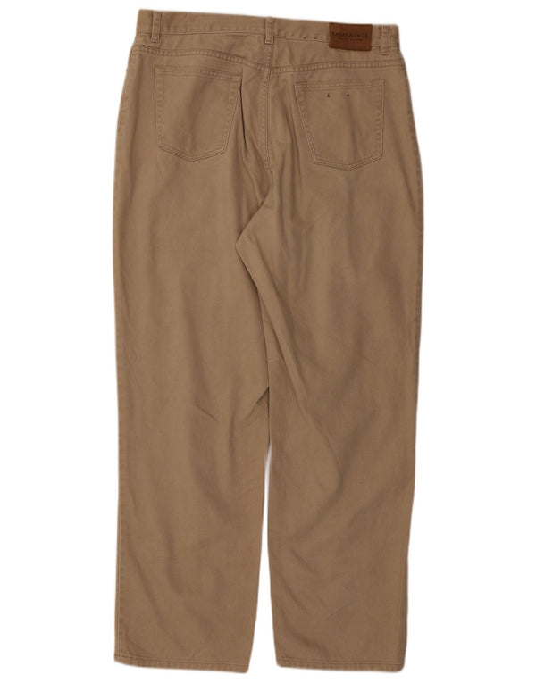 Ralph Lauren Womens Straight Casual Trousers US 16 Large W34 L30 Beige