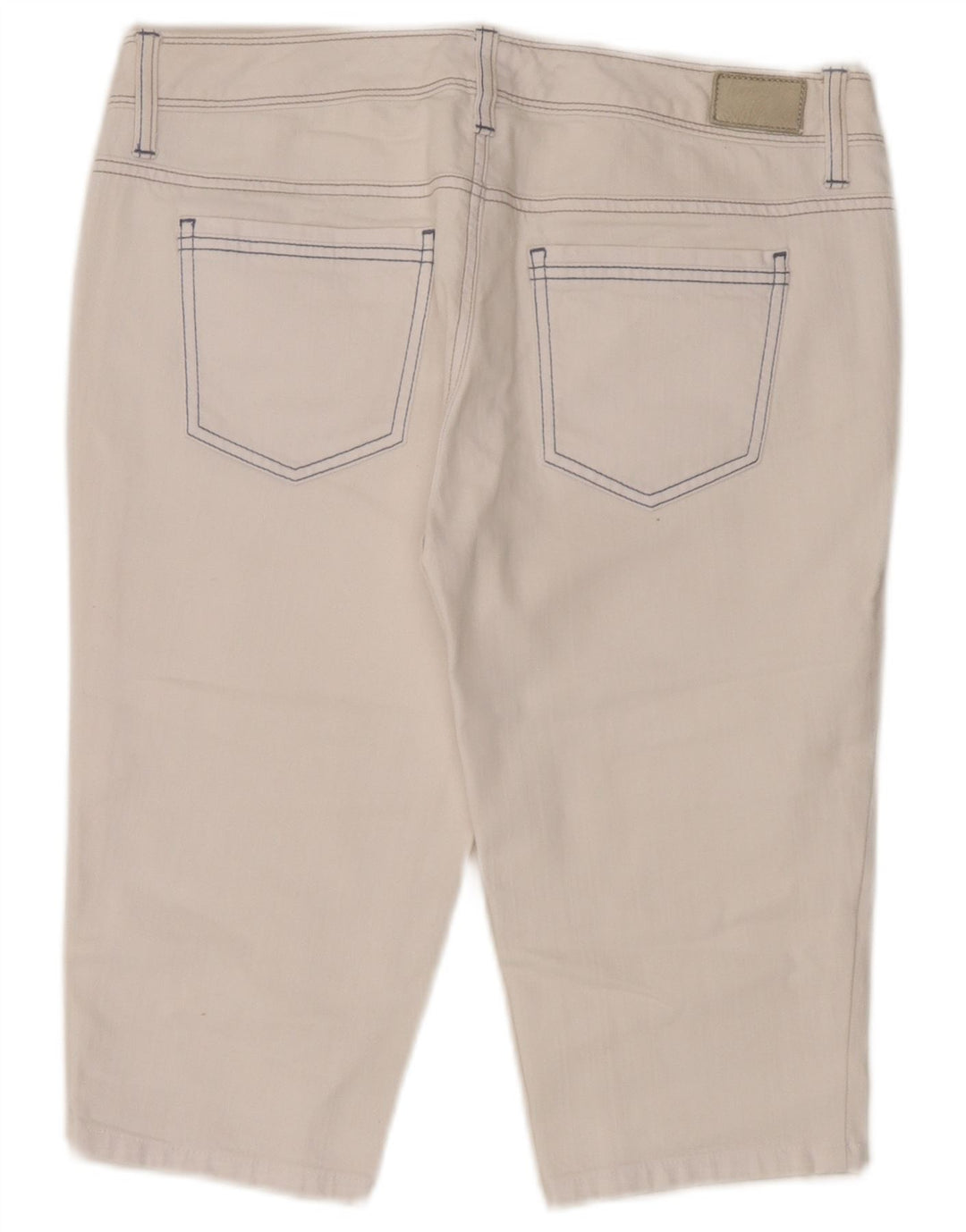 Tommy Hilfiger Womens Bermuda Denim Shorts US 8 Medium W32  White Cotton