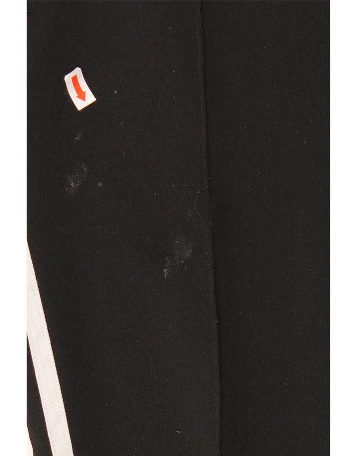 ADIDAS Mens Tracksuit Trousers UK 14 Large Black Polyester