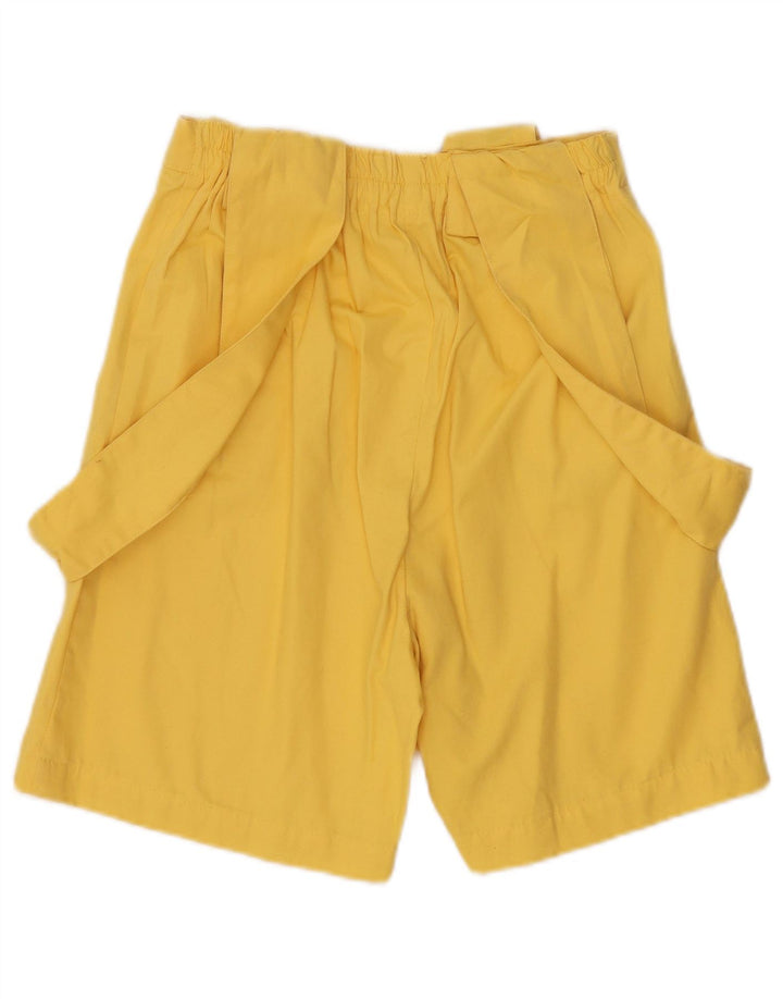 Vintage Womens Dungarees Chino Shorts W26 Small Yellow