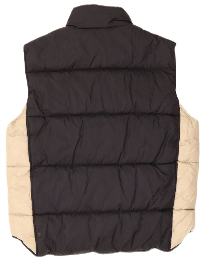 Multiblu Mens Padded Gilet UK 38 Medium Black Colourblock Polyamide