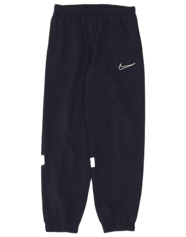 Nike Boys Tracksuit Trousers Joggers 10-11 Years Medium Navy Blue
