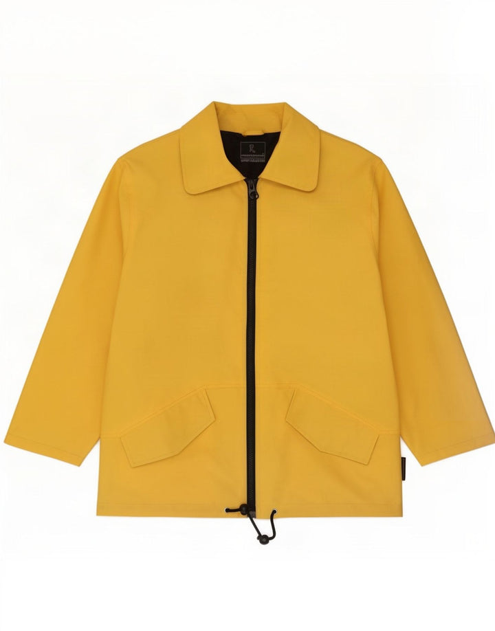 Roberta di Camerino Mens Rain Jacket UK 38 Medium Yellow PVC