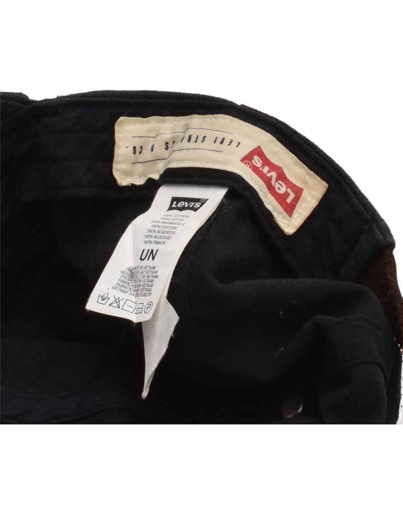 LEVI'S Mens Baseball Cap One Size Black Cotton | Vintage Levi's | Thrift | Second-Hand Levi's | Used Clothing | Messina Hembry 
