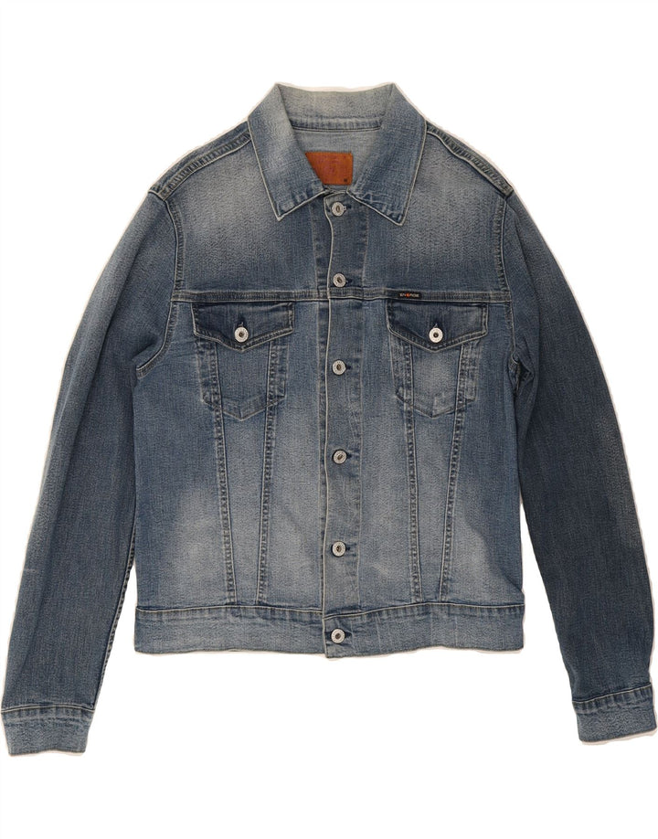 ENERGIE Womens Denim Jacket UK 14 Medium Blue Cotton Vintage Energie and Second-Hand Energie from Messina Hembry 