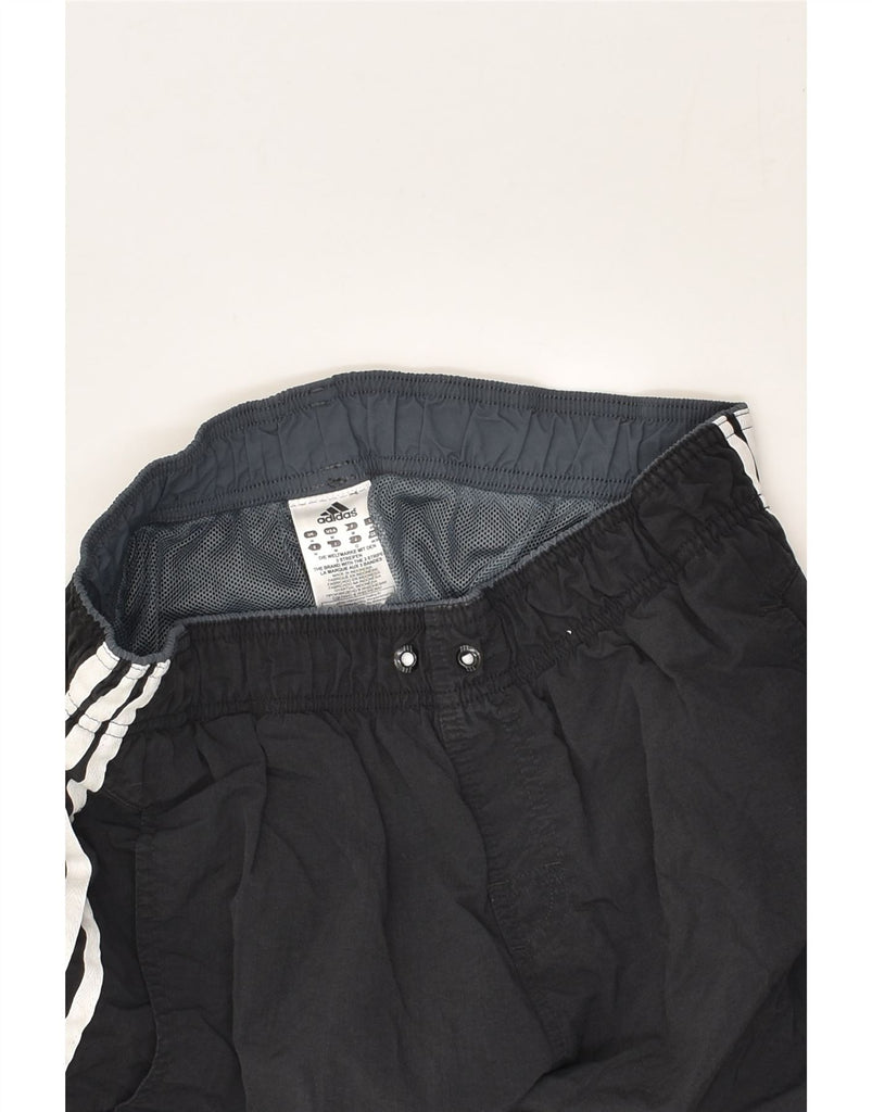 ADIDAS Mens Sport Shorts Medium Black Nylon | Vintage Adidas | Thrift | Second-Hand Adidas | Used Clothing | Messina Hembry 