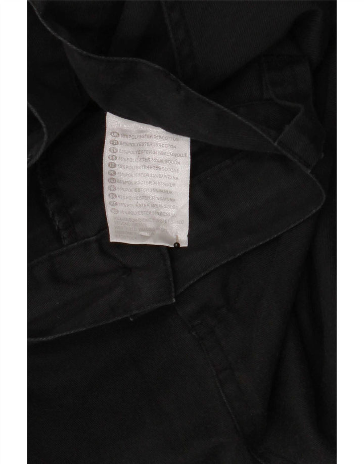 Dickies Mens Straight Cargo Trousers W44 L28 Black Polyester