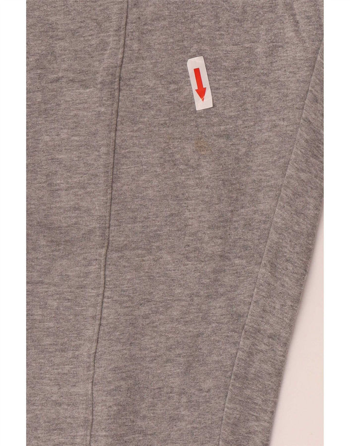 Champion Womens Graphic Tracksuit Trousers UK 14 Medium Grey Colourblock