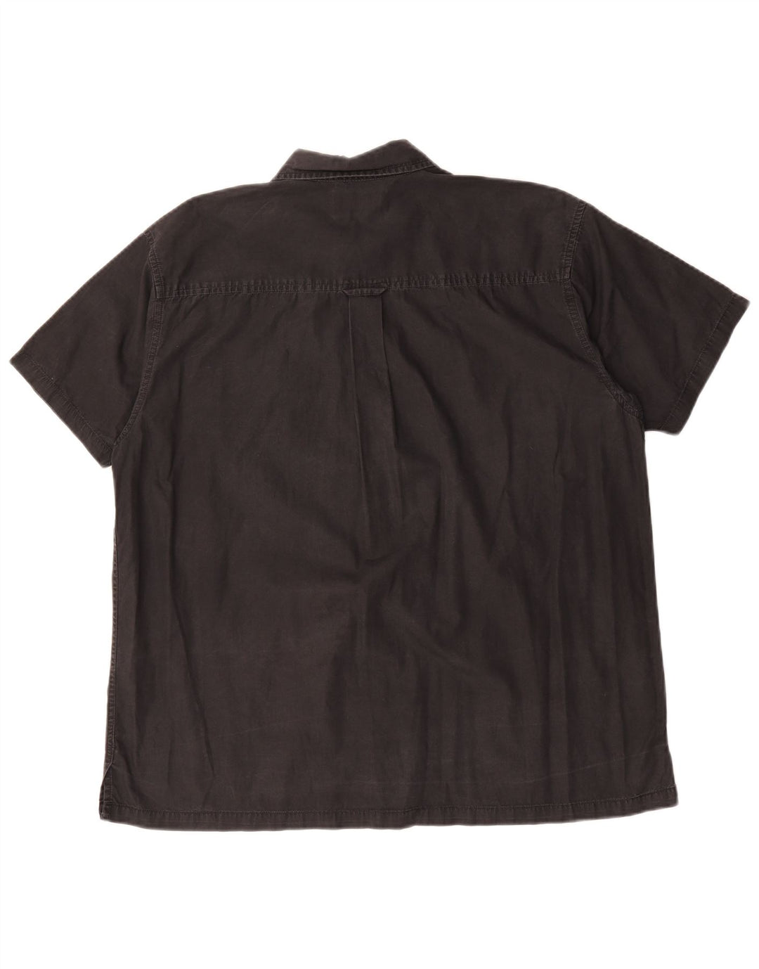 Lee Mens Short Sleeve Shirt Large Black Cotton