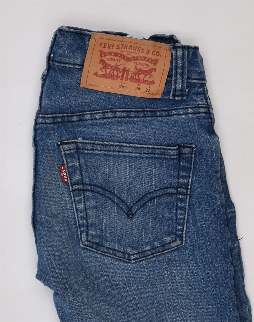 LEVI'S Boys 511 Slim Jeans 7-8 Years W24 L22 Blue Cotton | Vintage Levi's | Thrift | Second-Hand Levi's | Used Clothing | Messina Hembry 