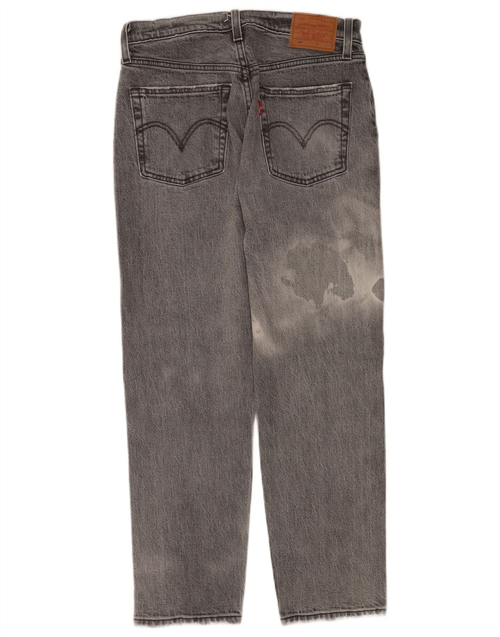 Levi's Womens 501 Straight Jeans W27 L26 Grey Cotton