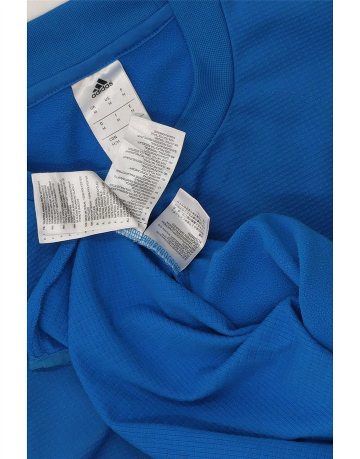 Adidas Mens Climawarm Top Long Sleeve Medium Blue Polyester