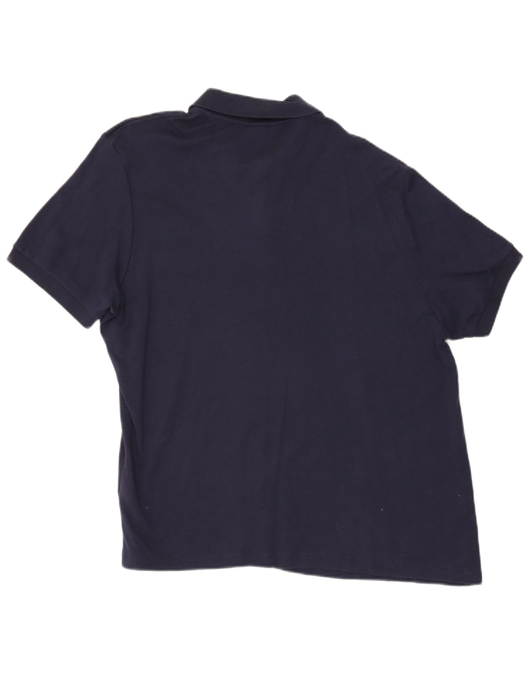 Lacoste Mens Polo Shirt Size 7 2XL Navy Blue Cotton